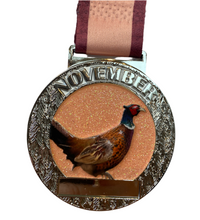 2025 MEDAL A MONTH Great British Wildlife Series - 5k to 400 miles choose your distance