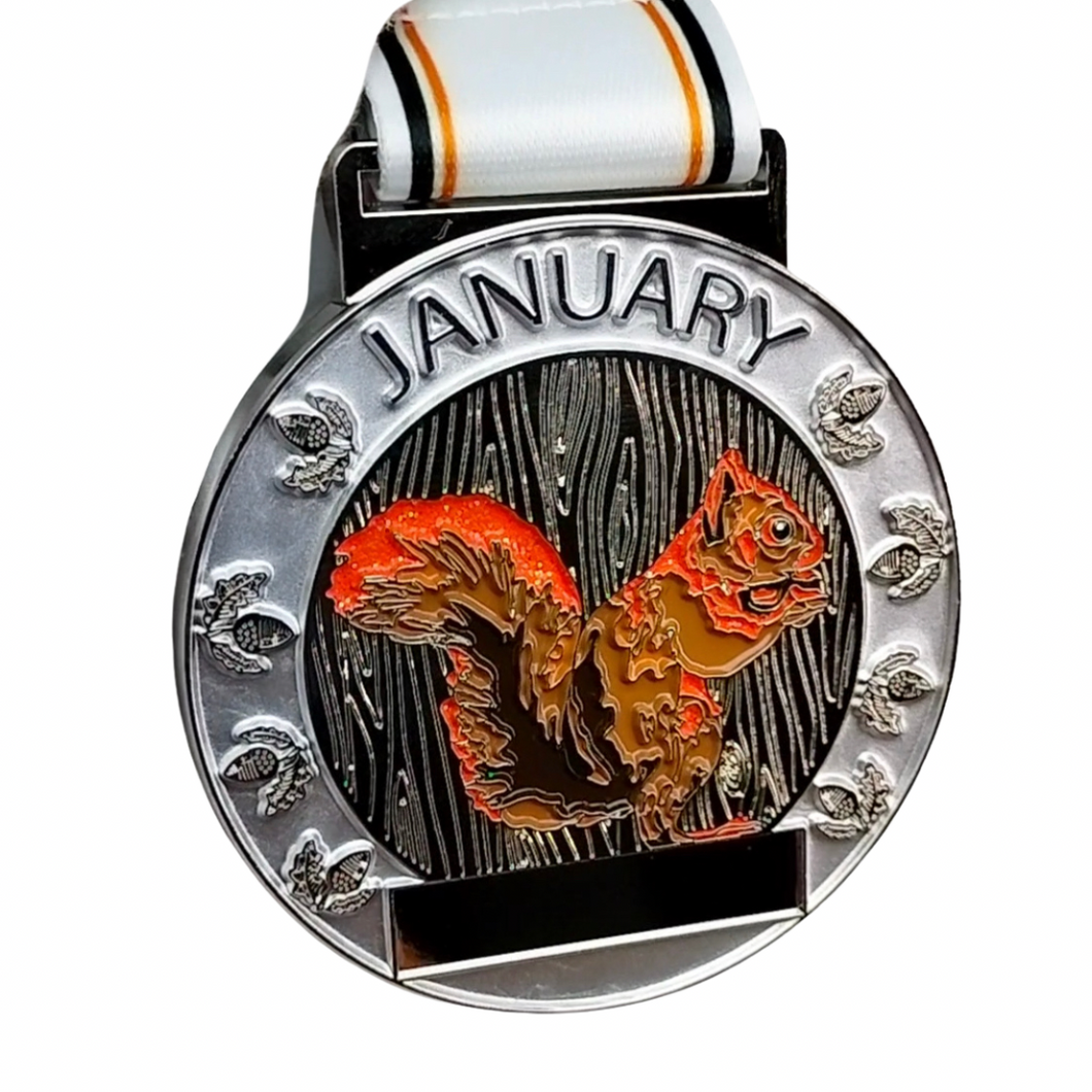 January 2024 - The Red Squirrel - Great British Wildlife Challenge - 5k to 400 miles - you choose