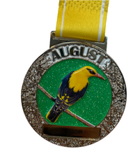 2025 MEDAL A MONTH Great British Wildlife Series - 5k to 400 miles choose your distance