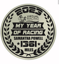 Personalised 2023 Annual Mileage Medal