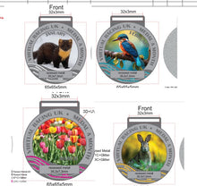 (Waiting list) 2026 MEDAL A MONTH Great British Wildlife Series - 5k to 400 miles choose your distance