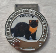 (Waiting list) 2026 MEDAL A MONTH Great British Wildlife Series - 5k to 400 miles choose your distance