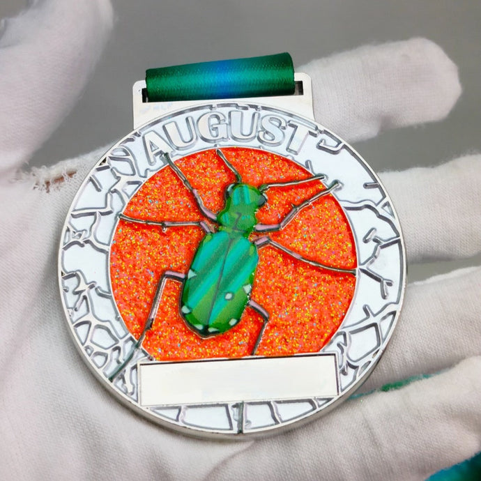 August 2024 -Green Tiger Beetle - Great British Wildlife Challenge - 5k to 400 miles - you choose