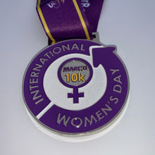 Purple International Womens Day Virtual Race Medal Bling 