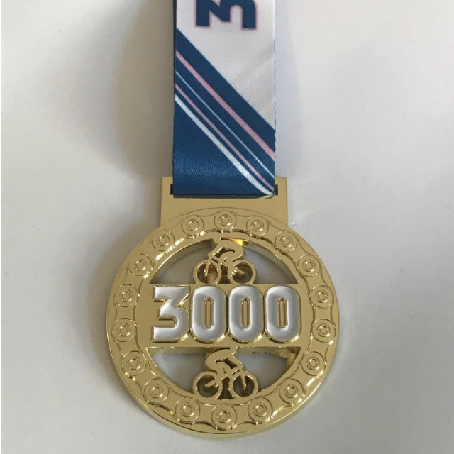3000 DISTANCE CYCLE MEDAL