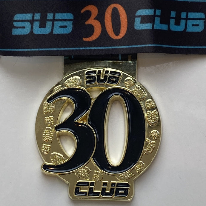 Sub 30 Club Virtual Medal