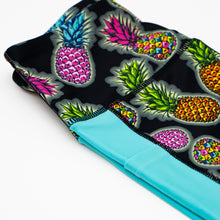 pineapple capri leggings