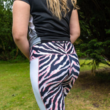 Zebra Illusion Capri Leggings