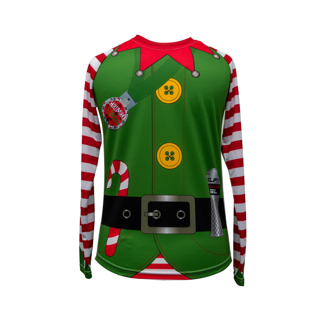 Christmas Elf Racing Tee Virtual Racing UK