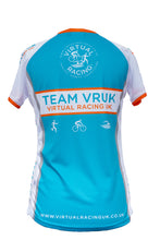 TEAM VRUK RACING TEE WOMENS DETAIL BACK VIEW