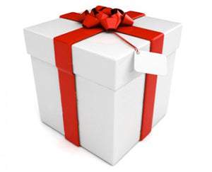 Gift Wrap and Handwritten Card