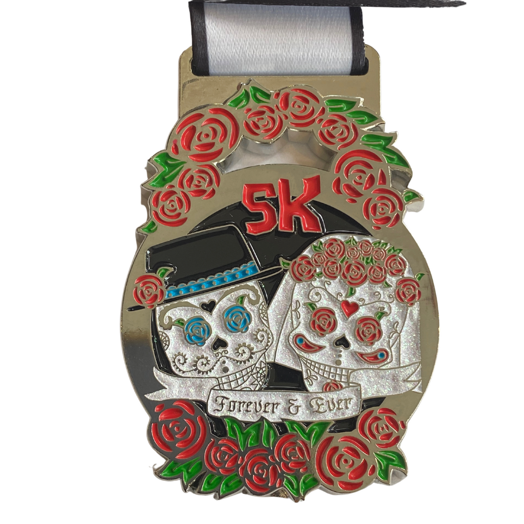 October / November Day of the Dead - Matching pin badge