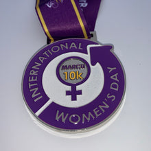Purple International Womens Day Virtual Race Medal Bling 