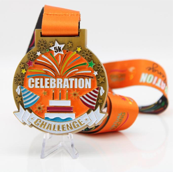 Celebration 5k Challenge Medal