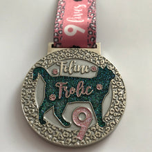 Feline Frolic Glitter Virtual Racing UK Medal