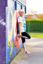 Reflective activewear leggings short length